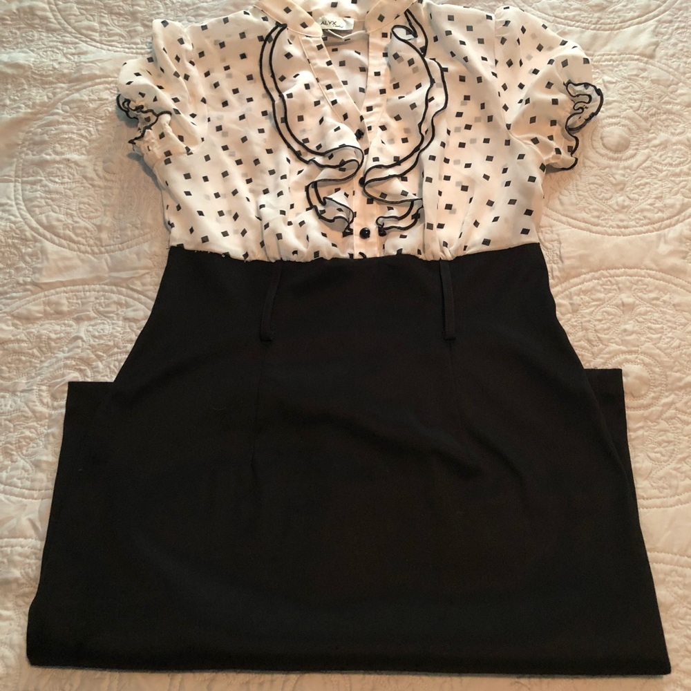 Black and White Dress